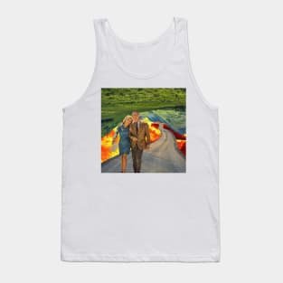 Just A Quick Flame Tank Top